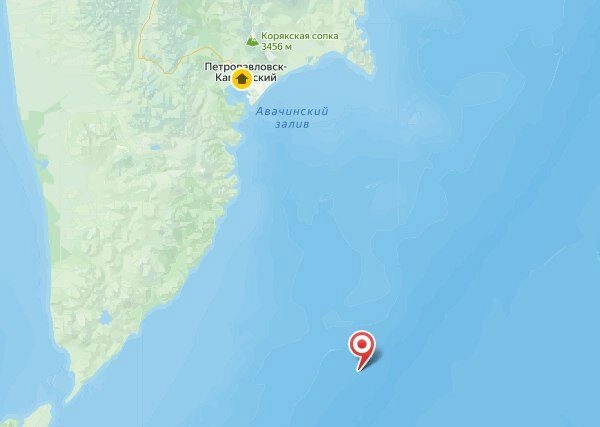 У берегов Камчатки произошло землетрясение магнитудой 6,5 - tvspb.ru