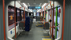 Самый умный: подогрев пола, USB-розетки, объёмный обзор и камера, которая может даже разбудить  — в новых трамваях на линиях в Петербурге