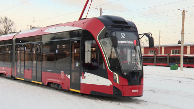 Новый трамвай «Витязь-М» выйдет на 52-й маршрут