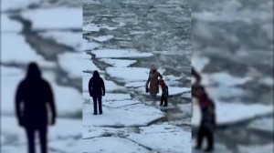 Выход на лед запрещен! Рейд против нарушителей