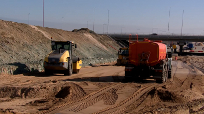 Александр Беглов: Основной ход ЮШМ соединили под путепроводом в створе Петербургского шоссе