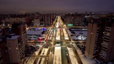 Александр Беглов: Улица Маршала Захарова перешла на светодиодное освещение и стала намного светлее