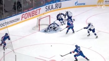 СКА разгромил «Барыс» со счётом 7:0