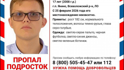 Пропавшего в поселке Янино-1 подростка утром видели в метро на «Ладожской»