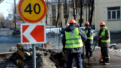 На улице Ткачей в Невском районе начали масштабную модернизацию освещения