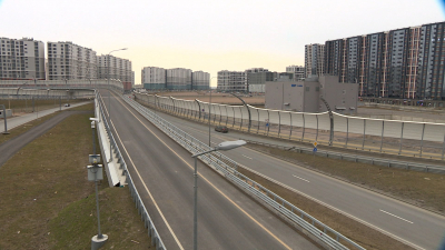 В Петербурге завершили строительство четырёх съездов Шкиперской развязки ЗСД