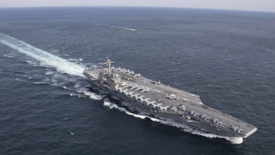 КСИР заявил, что атаковал американский авианосец «Авраам Линкольн» ракетами