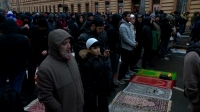 Тысячи мусульман собрались в Соборной мечети на Ураза-байрам