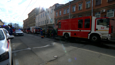 Пожар в здании на 5-й Советской улице локализовали