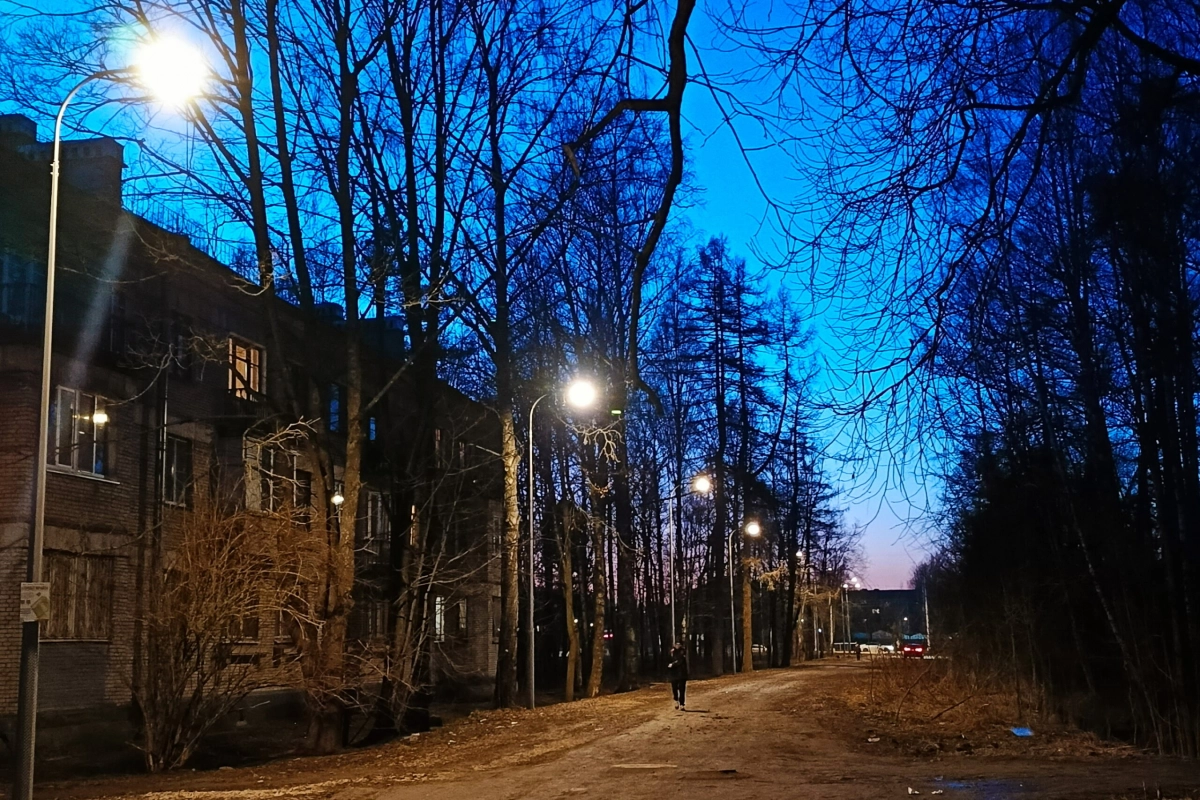 Александр Беглов: На Сосновском проспекте в историческом районе Пороховые появилось современное освещение - tvspb.ru