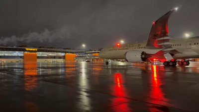 В Москве приземлился рейс Eithad Airways из Абу-Даби