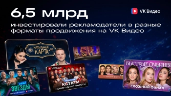 Инвестиции брендов в видеорекламу на VK Видео выросли в 1,7 раза