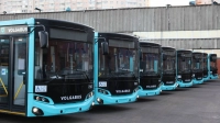 В Петербург поступили 8 новых автобусов-«гармошек» Volgabus