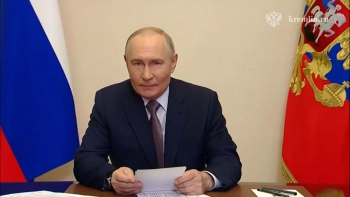 Владимир Путин поздравил россиян с 12-й годовщиной воссоединения Крыма и Севастополя с Россией