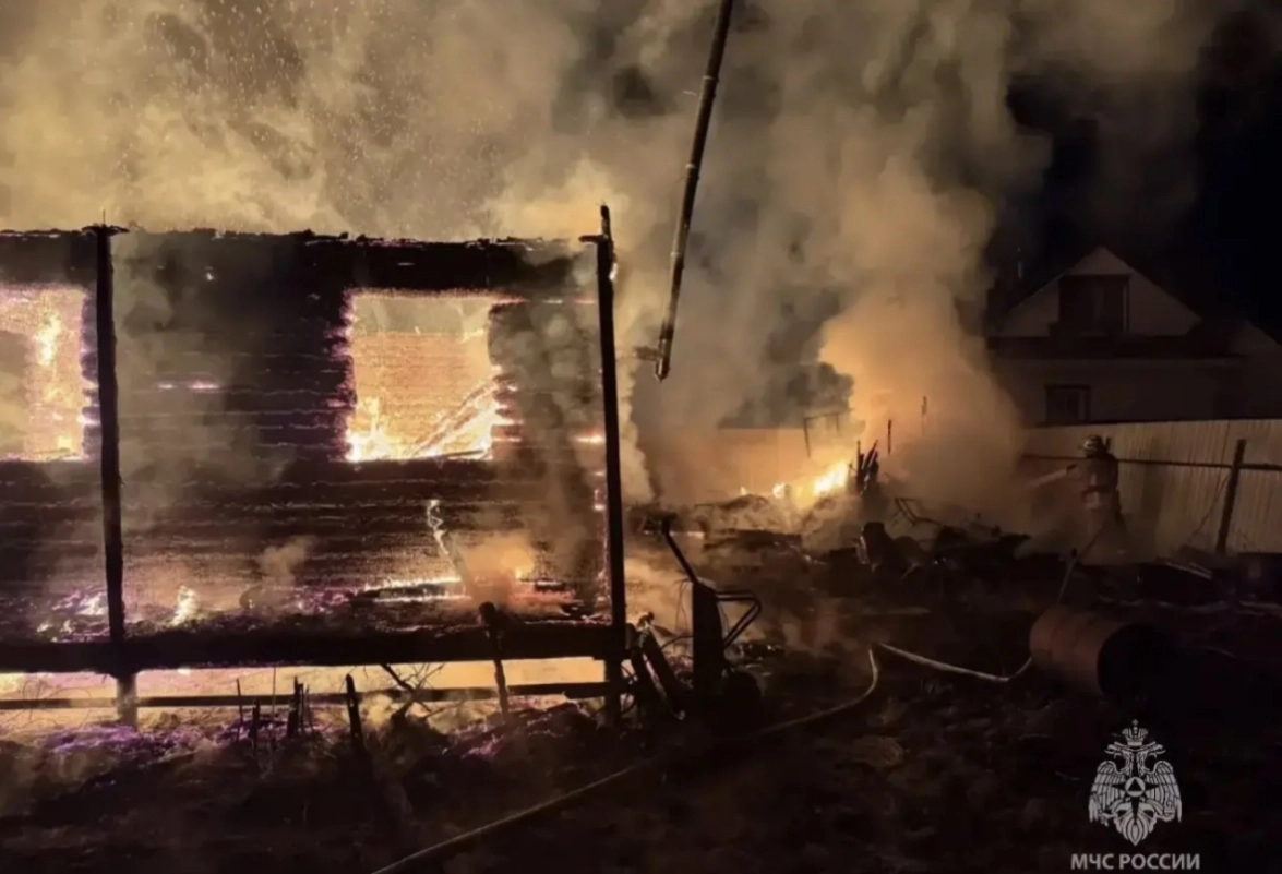 В Тосненском районе при пожаре в дачном доме погиб человек - tvspb.ru