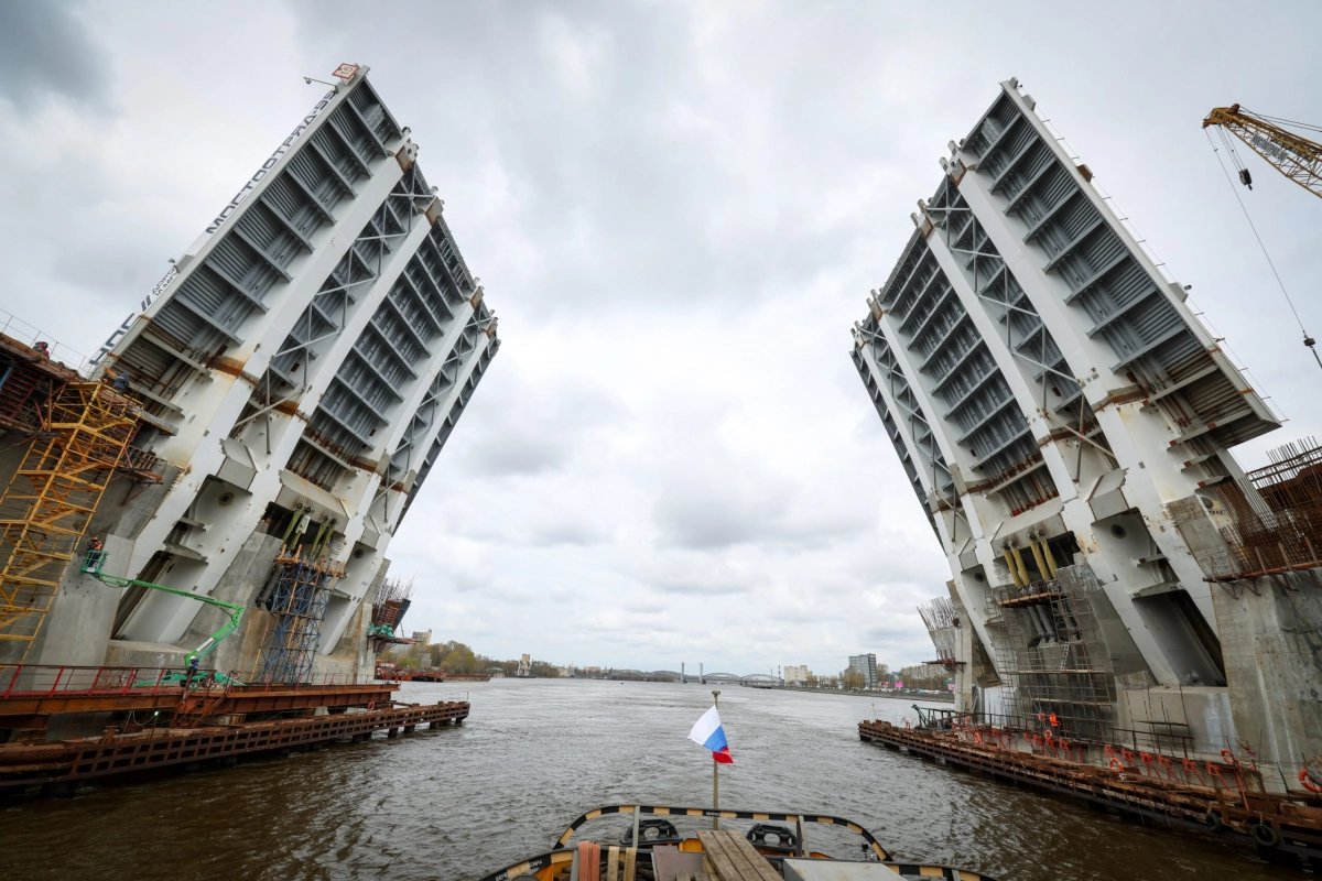 Александр Беглов: Большой Смоленский мост готов к проводке судов по фарватеру Невы - tvspb.ru