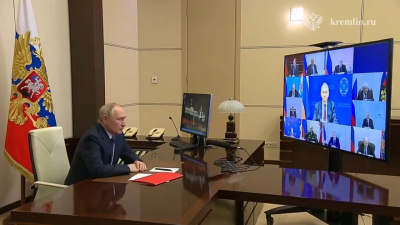 Владимир Путин обсудил с Совбезом РФ меры борьбы с финансированием терроризма