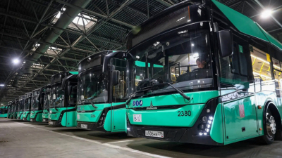 Первые электробусы белорусского производства выходят на улицы Петербурга