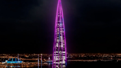 «Лахта Центр» поздравит Петербург с Днём космонавтики праздничной подсветкой