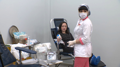 Более сотни человек сдали кровь в Невской ратуше в День донора