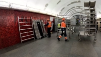 Метро не спит: что происходит на «Маяковской» и «Старой Деревне» после закрытия станций
