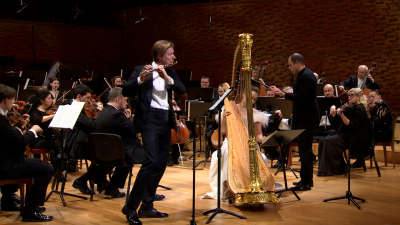 «Виртуозы флейты» и «Северная лира»: в Мариинском театра прошло открытие фестиваля флейтовой и арфовой музыки