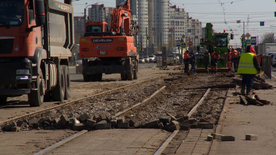 Почти 6,5 км трамвайных путей обновят на Бухарестской улице