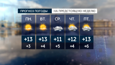 Уже точно весна: какая погода ждёт Петербург на следующей неделе