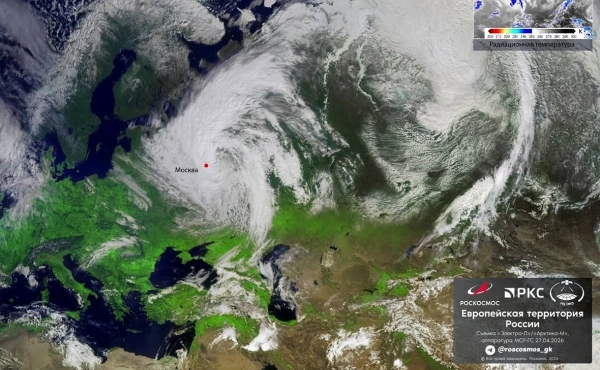 «Роскосмос» показал заснеженную Москву из космоса - tvspb.ru