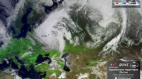 «Роскосмос» показал заснеженную Москву из космоса