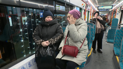 Александр Беглов: Трамвайная линия «Славянка» до конца апреля перевезет миллионного пассажира