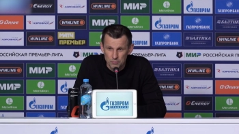 Сергей Семак остался недоволен работой арбитра матча «Зенита» и «Краснодара»