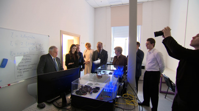 В Петербурге участникам Международного образовательного форума показали лаборатории лицея имени Лермонтова