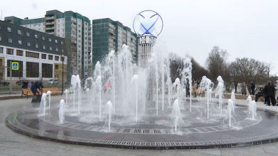 В Приморском районе на Аллее Чернобыльцев запустили новый фонтан в память о трагедии 40-летней давности