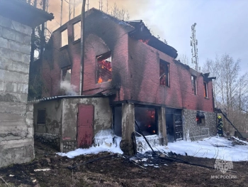 Во Всеволожском районе при пожаре в частном доме один человек погиб, трое – пострадали