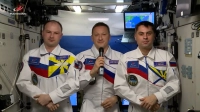 Космонавты Роскосмоса поздравили россиян с началом первой Недели космоса
