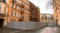 В Петербурге продолжают восстанавливать дом на Большой Зелениной