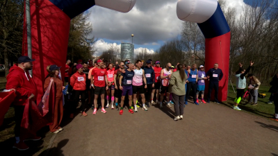 В парке 300-летия прошел донорский забег