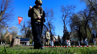 На площадке Военной академии Росгвардии стартовала «Зарница 2.0» для школьников