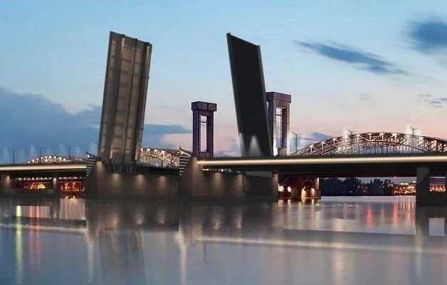 Александр Беглов: У нового моста в составе ШМСД будет самый протяжённый разводной пролёт в Петербурге - tvspb.ru