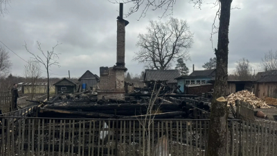 Пожар в Волосовском районе: возбуждено уголовное дело о гибели 89-летней женщины и 62-летнего мужчины