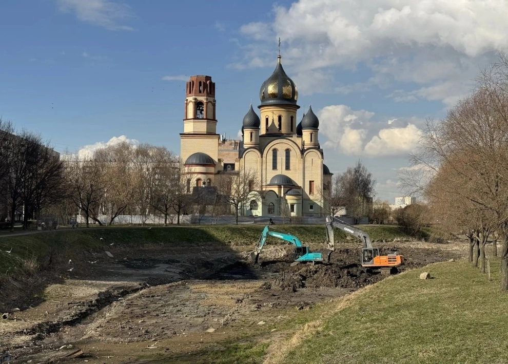Экологи приступили к заключительному этапу очистки русла реки Новой в Кировском районе - tvspb.ru