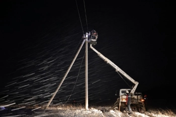 После снегопада свет вернули в 85 населенных пунктов Ленобласти