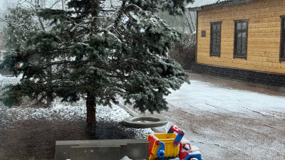 Весна против зимы: 29 апреля в Ленобласти осадки сменятся мокрым снегом, на дорогах — гололедица