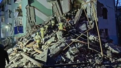 В Самарской области из-за атаки БПЛА обрушился подъезд жилого дома