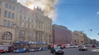 Пожар в доме Блокка на Невском проспекте локализовали