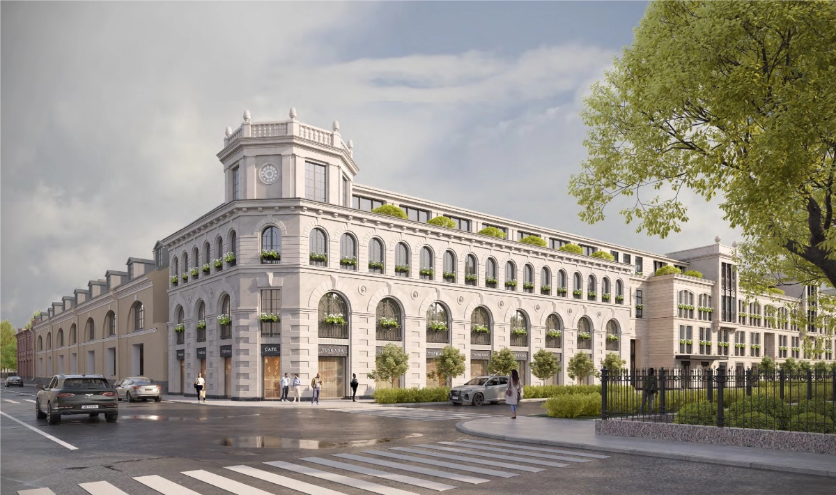 На Евгеньевской улице построят жилой комплекс с башнями и воссозданным историческим фасадом - tvspb.ru