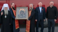 В канун Дня Победы Александр Беглов принял участие в  молитвенном объезде вокруг Петербурга