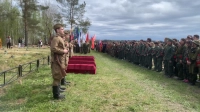 Останки 43 защитников Отечества захоронили в Тосненском районе