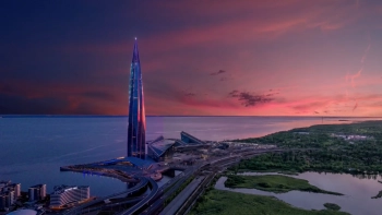 «Лахта Центр» поздравит Петербург с 323-летием праздничной подсветкой